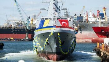 Zweites Kriegsschiff für die Ukraine in der Türkei zu Wasser gelassen