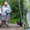 Widow of man, 80, 'beaten to death' in Leicester lays flowers at 'murder' scene as family 'broken'