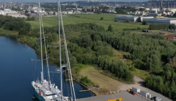 Le plus grand cargo à voile du monde achève son premier voyage transatlantique