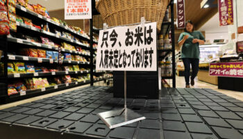 Le Japon confronté à une pénurie de riz