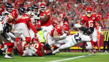 Ravens' Derrick Henry scores 1st touchdown of 2024 NFL season vs Chiefs