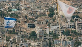 La ville de Beita, en Cisjordanie, lors des affrontements entre les forces israéliennes et les manifestants palestiniens, le 26 juillet 2024.