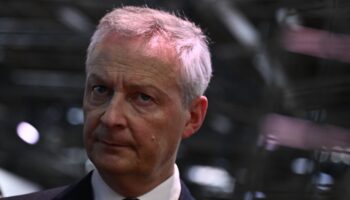 Le ministre de l'Economie, Bruno Le Maire, a appelé "le monde économique" à "se mouiller" contre le RN