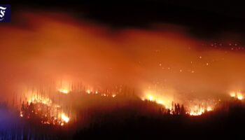 Harz: Waldbrand am Brocken breitet sich weiter aus