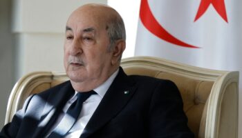 Le président algérien Abdelmadjid Tebboune, le 13 juin 2024 en Italie.