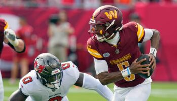 NFL rookie quarterbacks Jayden Daniels, Bo Nix record first touchdowns of their careers