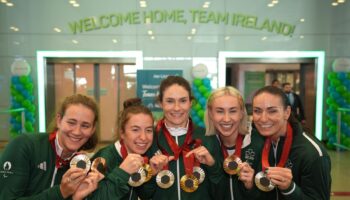 Joyous scenes as Irish athletes welcomed home from Paralympic Games