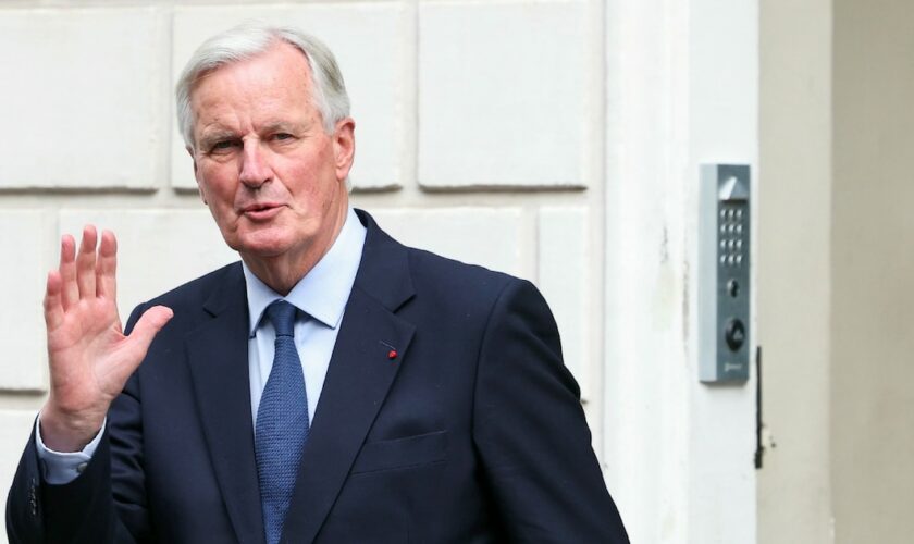 Le Premier ministre Michel Barnier le 5 septembre 2024 à Matignon, à Paris