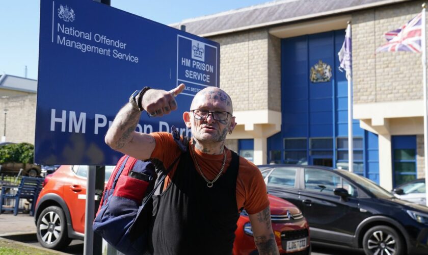 Jason Hoganson seen outside HM Prison Durham. Around 1,700 inmates are expected to be let out early in an attempt to ease overcrowding in prisons. Picture date: Tuesday September 10, 2024.