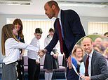 Prince William reveals he's learning Welsh on Duolingo as he greets young girl who won an award for reciting a poem in the language