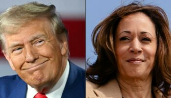 Combo photo de Donald Trump et Kamala Harris, créé le 6 septembre 2024