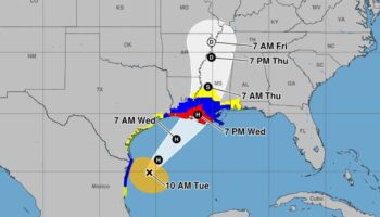 Tropical Storm Francine mapped: System forecast to become hurricane as it barrels toward Gulf Coast states