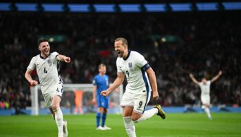 Harry Kane brings up 100 caps on golden night – and he really can score 100 England goals