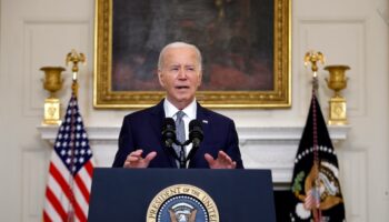 Le président américain Joe Biden prononce un discours sur la situation au Moyen-Orient à la Maison Blanche le 31 mai 2024 à Washington, DC.