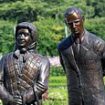 Royal rumble over bronze sculpture supposed to depict Queen Elizabeth II and Prince Philip as public say it looks nothing like them