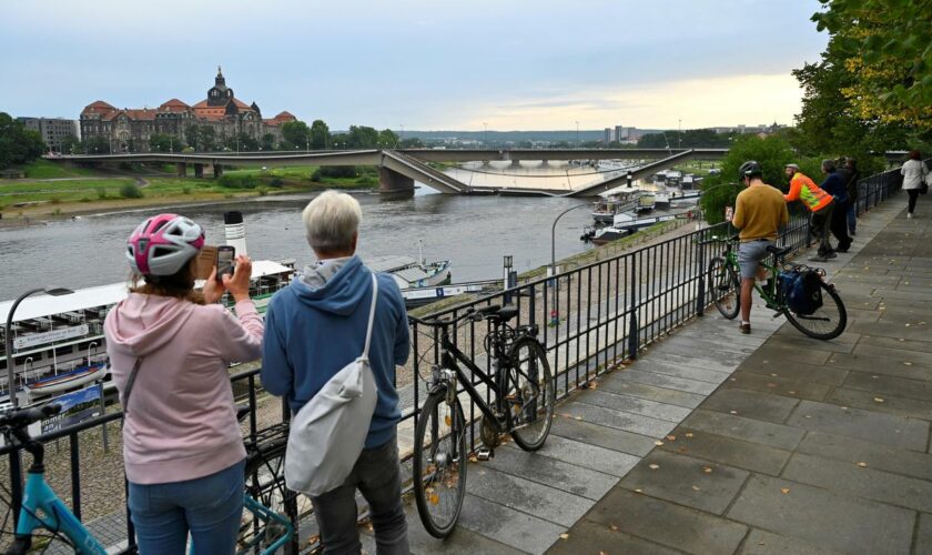 Dresden: Korrosion könnte Einsturz der Carolabrücke verursacht haben