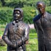 Statue of late queen mocked as looking more like Mrs Doubtfire