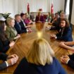 First minister Eluned Morgan meets with her cabinet after a reshuffle. Pic: Welsh government