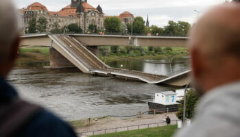 En Allemagne, un pont s’effondre en pleine nuit à Dresde sans faire de victime