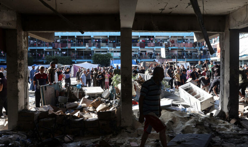 A Gaza, 18 morts dans une frappe israélienne sur une école, selon la Défense civile