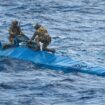 Royal Navy warship intercepts 'narco-sub' for first time