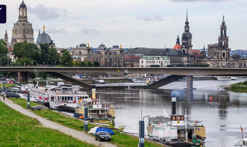 Dresden: Teilabriss der Carolabrücke gestartet