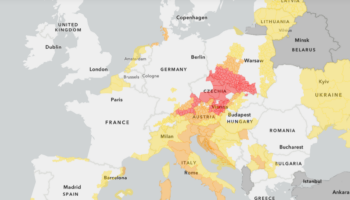 À cause d’une goutte froide, des pluies diluviennes attendues en Europe centrale dans les prochains jours