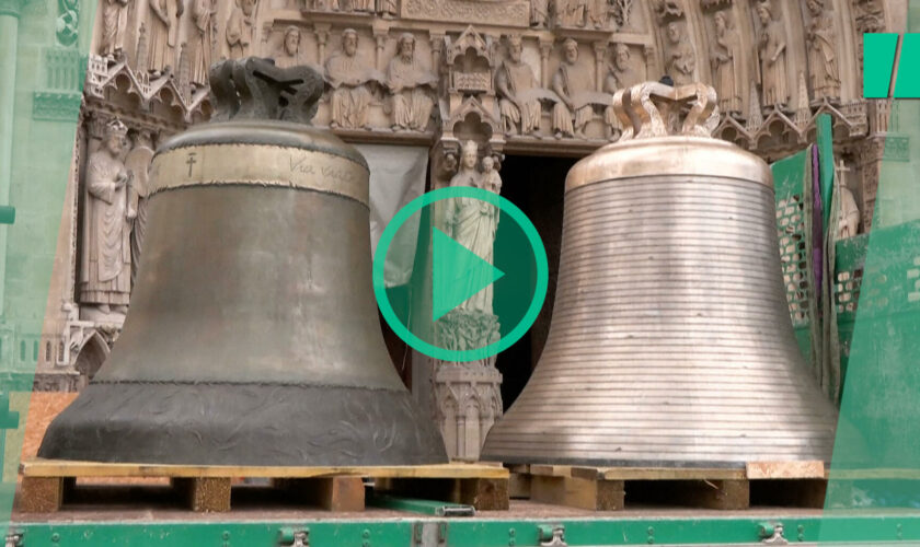 Notre-Dame retrouve huit de ses cloches : Maurice, Marcel, Denis… Voici à qui elles rendent hommage