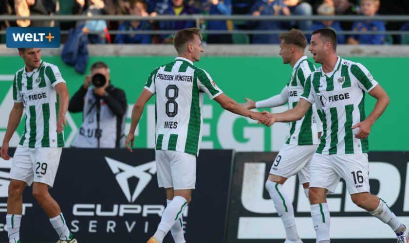 In der Nachspielzeit verhindert Münster die Niederlage gegen Paderborn