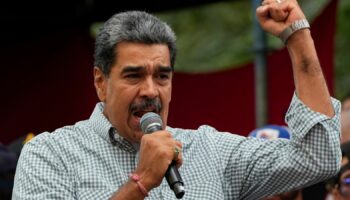 Venezuela's controversial and under-pressure leader Nicolas Maduro. Pic: AP