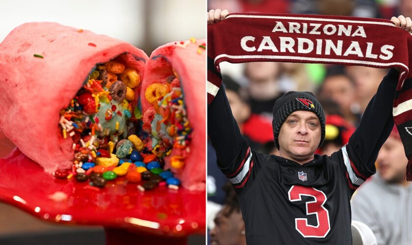 Cotton candy burrito, newest food at Arizona Cardinals home games, filled with 'fun'