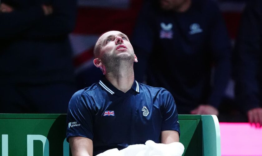 Dan Evans hints at Davis Cup retirement after Britain quarter-final hopes ended