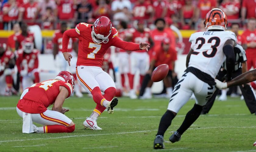 Harrison Butker buries 51-yard field goal to lift Chiefs over Bengals in wild game