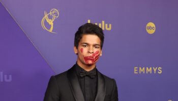 D’Pharaoh Woon-A-Tai’s red handprint at the 2024 Emmys has a deeper meaning