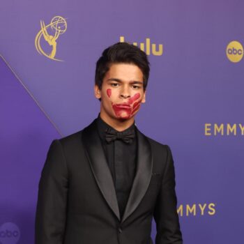 D’Pharaoh Woon-A-Tai’s red handprint at the 2024 Emmys has a deeper meaning