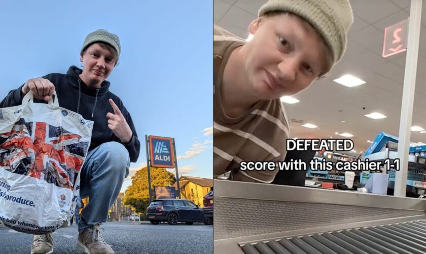 Aldi customer who went viral for racing cashiers prepares for ‘final boss’