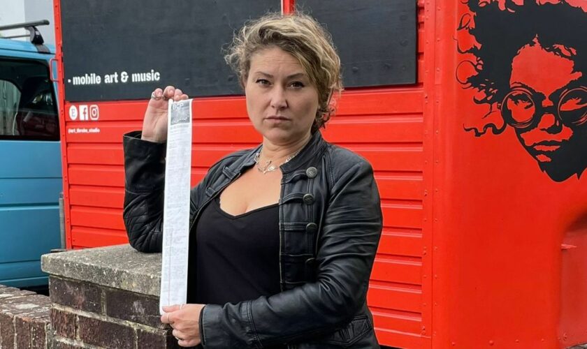 Isabelle Pepin with her £500 fine