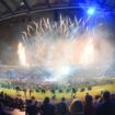 Fireworks mark the end of the 2014 Commonwealth Games Closing Ceremony at Hampden Park, Glasgow.