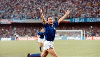 Salvatore Schillaci, Italy’s star of 1990 World Cup, dies aged 59