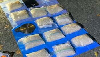 Drugs seized by Australian police. Pic: AP