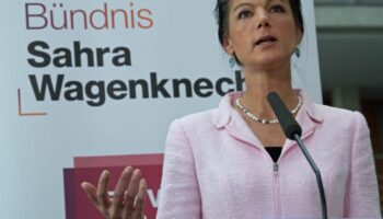 Die Partei von Sahra Wagenknecht kann auf Millionenspender zählen (Archivbild). Foto: Jonathan Penschek/dpa