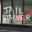 Jail Starmer graffiti