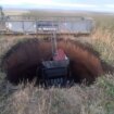 Moment 'Gates of Hell' twin sinkholes open up 400 miles apart in Siberia causing chaos