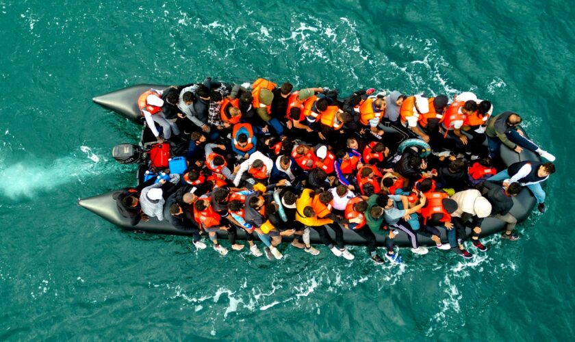 More than 700 migrants crossed the Channel in small boats on Saturday