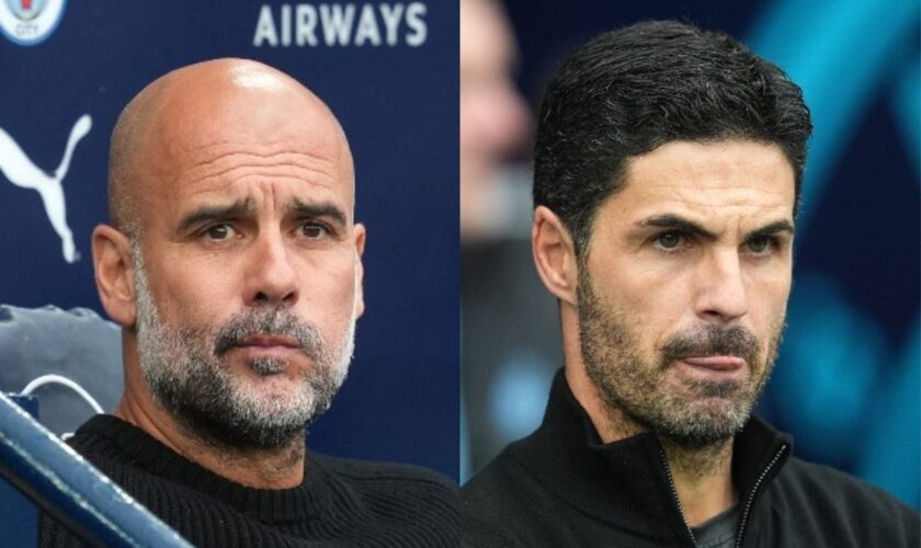 Pep Guardiola and Mikel Arteta frustrated by officials during action-packed draw