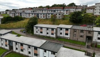 View of houses in Aberdeen