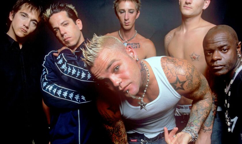 Crazy Town were fronted by Shifty Shellshock. Pic: AP