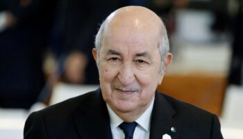 Le président algérien Abdelmadjid Tebboune au centre de villégiature Borgo Egnazia lors du sommet du G7 à Savelletri, près de Bari, en Italie, le 14 juin 2024