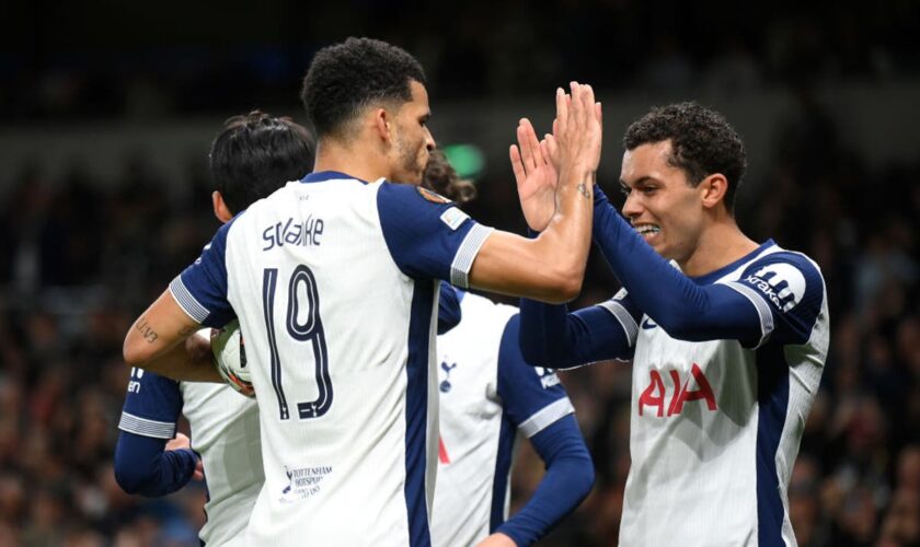 Tottenham overcome nightmare start to earn chaotic Europa League win