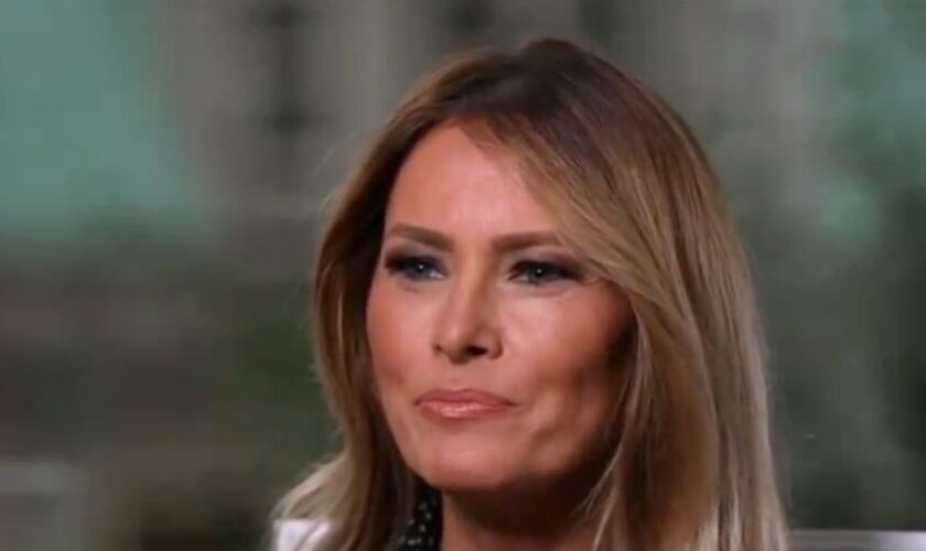 Melania Trump reveals the one word she’d use to describe her husband